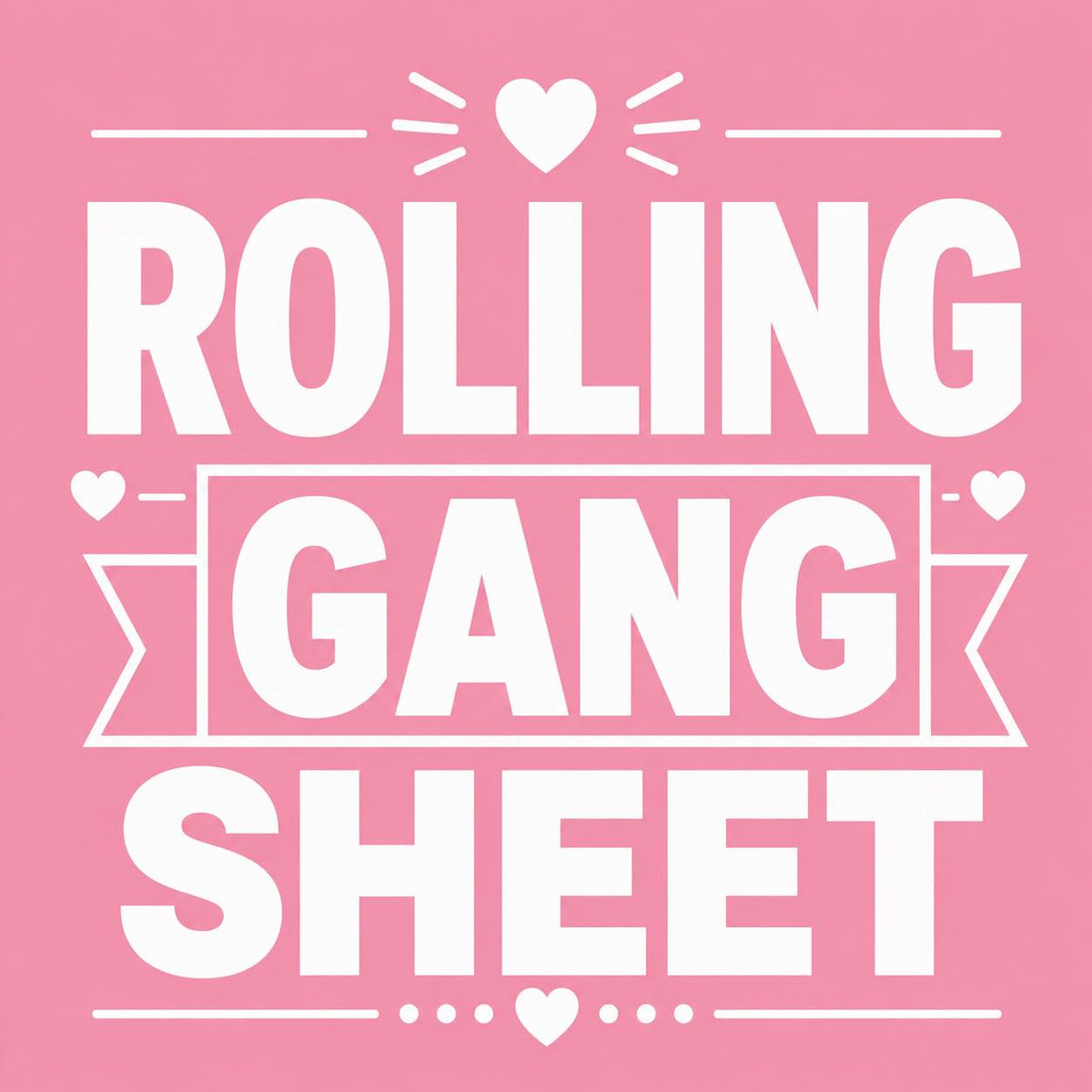 Rolling Gang Sheet