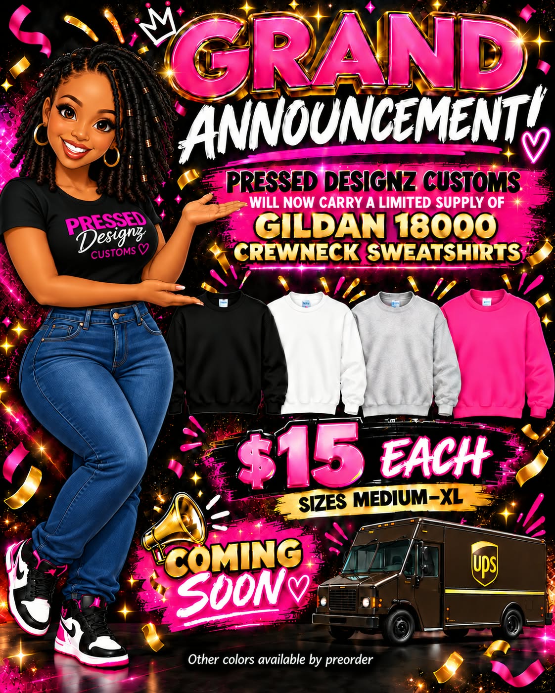 Gildan 18000 Crewneck Sweatshirts