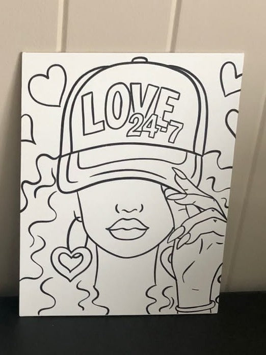 DIY Paint Canvas Kit