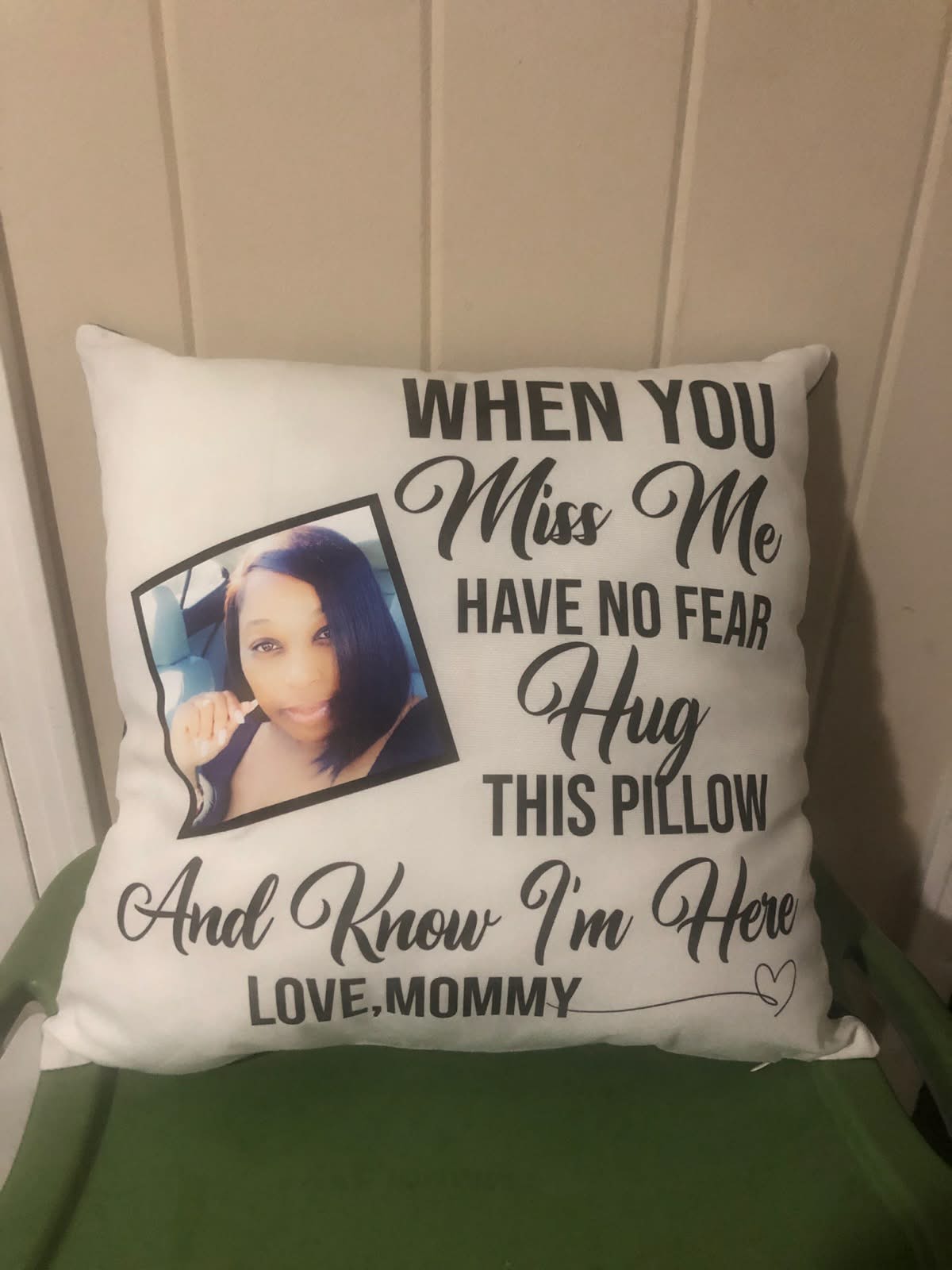 Custom 4-Panel Photo Pillow – 18”x18