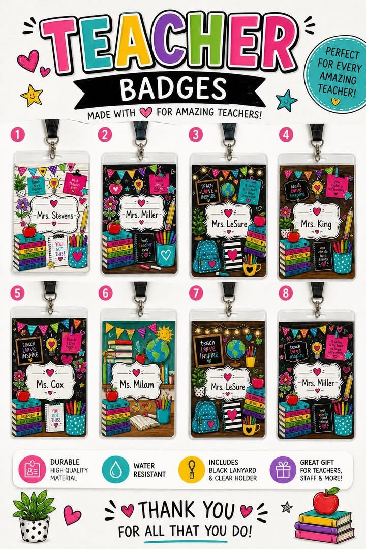Teacher Badges