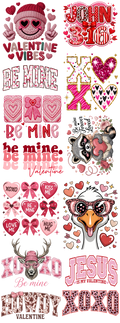 Premade Valentines Day gangsheet 22x60