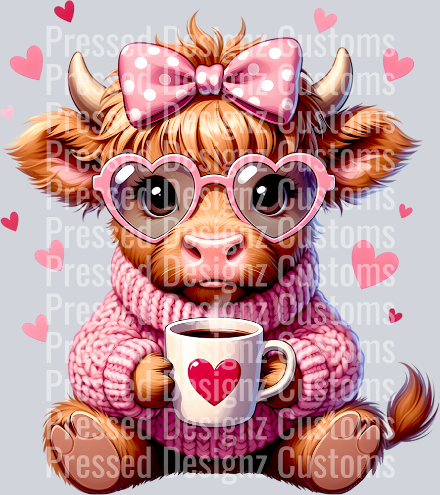 Valentine_s Day Highland Cow
