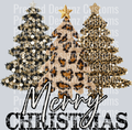 MERRY CHRISTMAS LEOPARD TREE